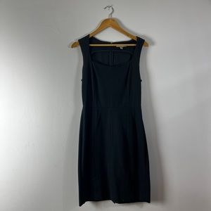 Banana Republic Black Sleeveless Sheath Dress with Sweetheart Neckline, sz. 8